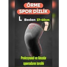 Trendexa L Beden 1'li 3D Örme Sporcu Dizlik; Ağrı Azaltıcı, Diz Koruyucu Nefes Alabilir, Kompresyon Destekli, Kaymayı Önleyici, Voleybol, Fitnes, Basketbol, Doğa Sporları