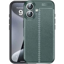 TeknoKapsül Apple Iphone 16 Plus Kılıf Auto Focus Kapak - Koyu Yeşil