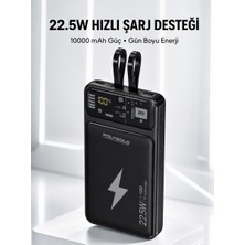 Nemere Powerbank Hızlı Şarj 10000 Mah Dahili Kablo Yeni Nesil