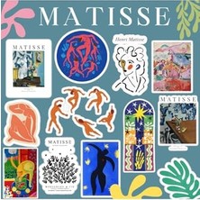 Trendexa Matisse Laptop, Notebook ve Telefon Sticker Seti, Journal