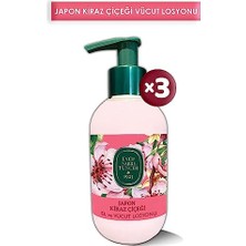 Trendexa Japon Kiraz Çiçeği El ve Vücut Losyonu 280 ml x 3