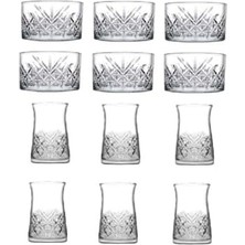 Trendexa Timeless 12 Parça Çerezlik Kase ve Çay Bardağı Seti 111RS0909RS57RS