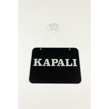 Trendexa 20 * 15 Cm, Mağaza Açık Kapalı Tabelası Pleksi, Aynalı Gümüş Pleksi