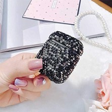 Trendexa 11336 Apple Airpods Diamond Silikon Kılıf, No 1