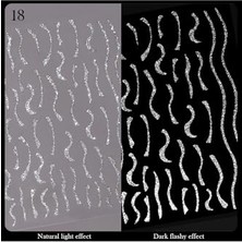 Trendexa 18 3D Reflektif Efektli Tırnak Sticker 55881-18 3032