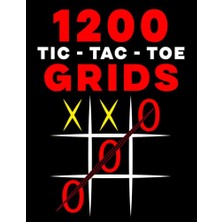 Trendexa 1200 Tic-Tac-Toe Izgarası, Çocuklar ve Yetişkinler Için Boş Oyunlar
