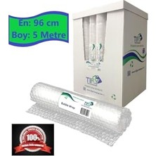 Trendexa Balonlu Naylon Sargı 96 cm Genişlikte, 5 Metre Uzunlukta Havalı Eşya Koruma Ambalajı