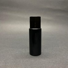 Trendexa 15 cc Siyah Pet Buklet Şişe, Sızdırmaz Kapaklı, 15 Ml, 10 Adet