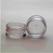 Trendexa Kutu; Krem Şişesi 5 ml Boş Şeffaf Plastik, 123 Şeffaf 5 ml Şeffaf Krem1