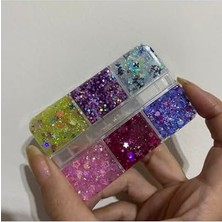 Trendexa Glitter Jel Far Paleti 6'lı, TYBQJ2C312O9YVMD42