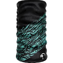 Trendexa Extreme Dijital Desing Seamless +Uv Mavi Renkli Desenli Boyunluk Bandana Buff Saç Bandı Maske Balaklava Toka