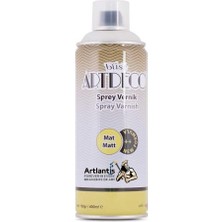 Trendexa Mat Akrilik Vernik 400 ml Sprey 1 Adet Kalıcı Şeffaf Koruma Iç ve Dış Mekan Çizilmeye Karşı Dayanıklı Kalıcı