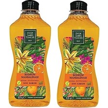Trendexa Bodrum Mandalinası Doğal Zeytinyağlı Sıvı Sabun 1500 ml x 2