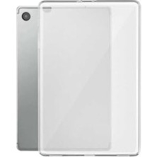 Trendexa Galaxy Tab A8 10.5 SM-X200 (2021) ile Uyumlu Süper Silikon Tablet Kılıfı Renksiz