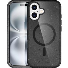 TeknoKapsül Apple Iphone 16 Plus Kılıf Star Magsafe Kapak - Siyah