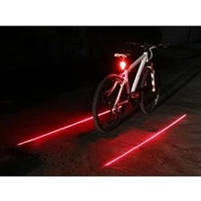 Trendexa Bisiklet Lazer Güvenlik Şeriti LED Stop Lambası 7 Fonksiyon 5 LED PRA-1679924-4915 Kırmızı Unisex 248614541315