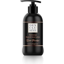 Trendexa Dark Paradise Limited Edition El ve Vücut Losyonu 250 ml – Vitaminli Nemlendirici Parfümlü Bakım Kremi, Hızlı Emilen Günlük Kullanım