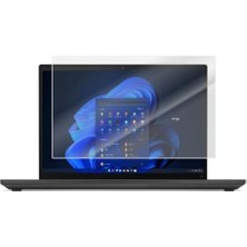 Trendexa Lenovo Thinkpad L15 Gen 3 15.6 Inç Için 9h Temperli Kırılmaz Esnek Nano Cam Mat Ekran Koruyucu, Parmak Izi ve Yansıma Önleyici