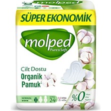 Trendexa Süper Ekonomik Pure & Soft Pamuklu Hijyenik Ped 1 x 24 Adet