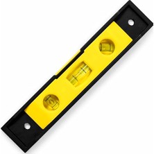 Trendexa 23 cm Manyetik Su Terazisi, 3 Kapsüllü, Darbeye Dayanıklı, Mıknatıslı Metal Gövde
