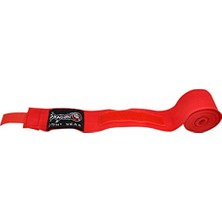Trendexa Boks Bandaj Kick Boks ve Muay Thai 5 Metre Elastik Bandaj (Kırmızı)