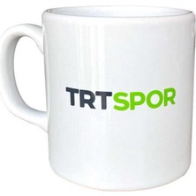 Trendexa Trt Spor Logolu Beyaz Kupa