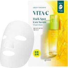 Trendexa Leke Karşıtı Serum Yaprak Maske Green Tangerine Vita C Dark Spot Care Serum Sheet Mask