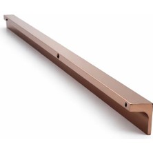 Trendexa Lada Metal Uzun Mobilya Çekmece Dolap Kulpları Mutfak Dolabı Kapak Kulbu, 800 Mm, 80 Cm, Bronz Renk
