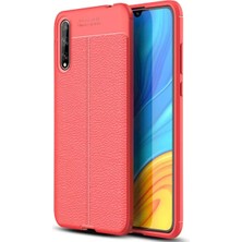 TeknoKapsül Huawei P Smart S Kılıf Auto Focus Kapak - Kırmızı