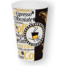 Trendexa Excodi Cup; [ Cup ] 12 Oz Karton Bardak, 300 Ml, 160 Adet Kaliteli Otomat Bardağı, Sızdırmaz, El Yakmaz, Beyaz (Latte, Cappuchino))