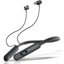 Trendexa Boyuna Asmalı Spor Bluetooth Kulaklık, Mıknatıslı Tasarım, Hafıza Kart Destekli, Şarj Göstergeli, Type-C Şarjlı, Basma Düğmeli Ses Kontrolü, Boyun Bantlı Kulaklık 200 Saat
