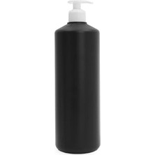 Trendexa 1000 ml Pompalanabilir Sıvı Sabun Şişesi, Siyah Polietilen, 2 Adet