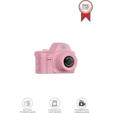 Trendexa Torima Dijital Fotoğraf Makineleri Video Mini Kamera 2k Video 128GB Destekli CMR42 Pembe