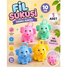 Trendexa Sevimli Fil Havalı Sukuşi Squıshy Stres Oyuncağı Yumuşak Oyuncak 10 cm
