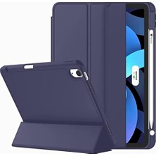 Trendexa Xiaomi Redmi Pad Pro 12.2inç 2025 Uyumlu Kalem Bölmeli Smart Case Kılıf, Lacivert