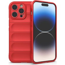 TeknoKapsül Apple Iphone 13 Pro Max Kılıf Optimum Silikon - Kırmızı