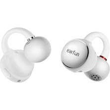 Trendexa Clip Open Ear Adaptif Konforlu Kulaklık, Bluetooth 6.0-40 Saat Oynatma Süresi, IP55, Beyaz