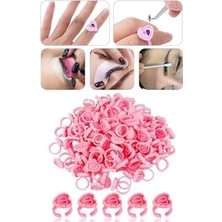Trendexa Ipek Kirpik Kolay Volume Yapıştırıcı Yüzükleri, 200 Adet