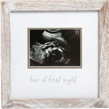 Trendexa Rustik Sonogram Fotoğraf Çerçevesi, Bebek Hatıra Resim Çerçevesi, Cinsiyet Nötr