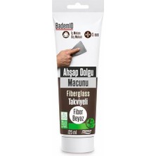 Trendexa Ahşap Parke Tamir Macunu Fiber Beyaz Mobilya Masa Dolgu Çatlak Çizik Giderici 125 ml Kullanıma Hazır