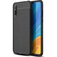 TeknoKapsül Huawei P Smart S Kılıf Auto Focus Kapak - Siyah