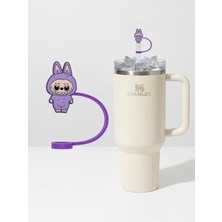 Trendexa Quencher Uyumlu Labubu Tıpa, Özel Koleksiyon (Mor Labubu)