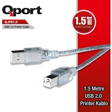 Trendexa Q Pr1.5 USB 2.0 1.5 Metre Printer Kablosu
