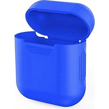 Trendexa Airpods Standart Silikon Uyumlu Kılıf, Mavi