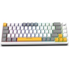 Trendexa IKG-457 Beyaz Kablolu Mekanik Klavye, Red Switch ve Rgb