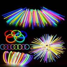 Trendexa Çocuklar Için Işıklı Çubuk Parti Seti; 100 Bağlantılı 100 Işıklı Çubuk, Cadılar Bayramı, Noel, Festival ve Düğünler Için Parti Dekorasyonu, Çocuk Doğum Günü Hediyesi ve Misafir Hediyeleri