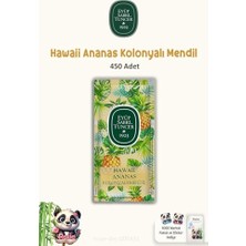 Trendexa Hawaii Ananas Kolonyalı Mendil ve Rosıe, 3 Paket, 150'LI