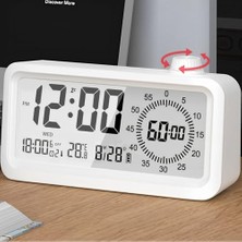 Trendexa Dijital Mutfak Zamanlayıcı; 60 Dakika Görsel Zamanlayıcı Çalar Saat Çift Ekranlı LCD Zaman Hatırlatma, Çocukların Sınıf Öğrenimi Için Ev Okul Öğrenme Araçları, Öğretmen Masa Saati