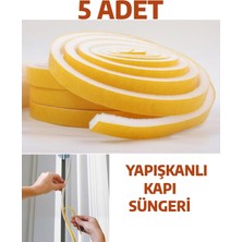 Trendexa Yapışkanlı Kapı Bandı Isı Yalıtım Süngeri, 5 Adet