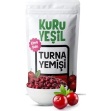 Trendexa Kuru Yeşil Doğal Turna Yemişi 100 gr - Elma Suyu ile Tatlandırılmış Kurutulmuş Cranberry - Rafine Şekersiz, Katkısız ve Sağlıklı Atıştırmalık